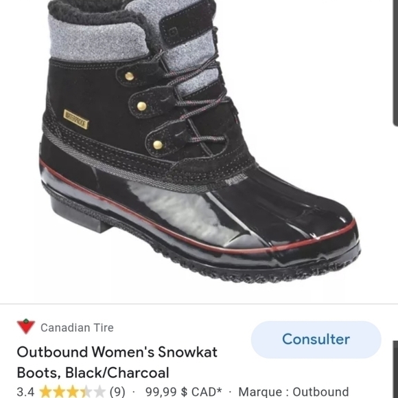 OUTBOUND Snowcat Women Boots Black many sizes available - Picture 7 of 16
